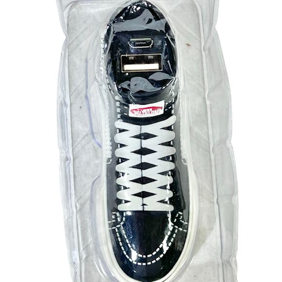 Vans Off The Wall Mini Small Portable Phone Charger Black Shoe Power Bank - Picture 5 of 7
